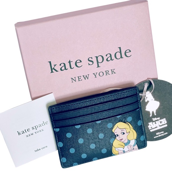 Kate Spade New York Disney X Alice Card Holder-NWT - Picture 3 of 4